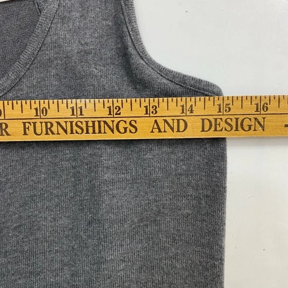 Calme by Johnny Was Gray Midi Tank Dress Size‎ L Soft Tencel Blend Flared NWT - Picture 5 of 8